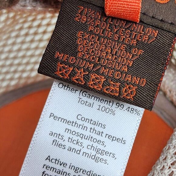 Stetson Men's No Fly Zone Preserver Nylon Hat Size M Airflow Safari Hats - Picture 11 of 12